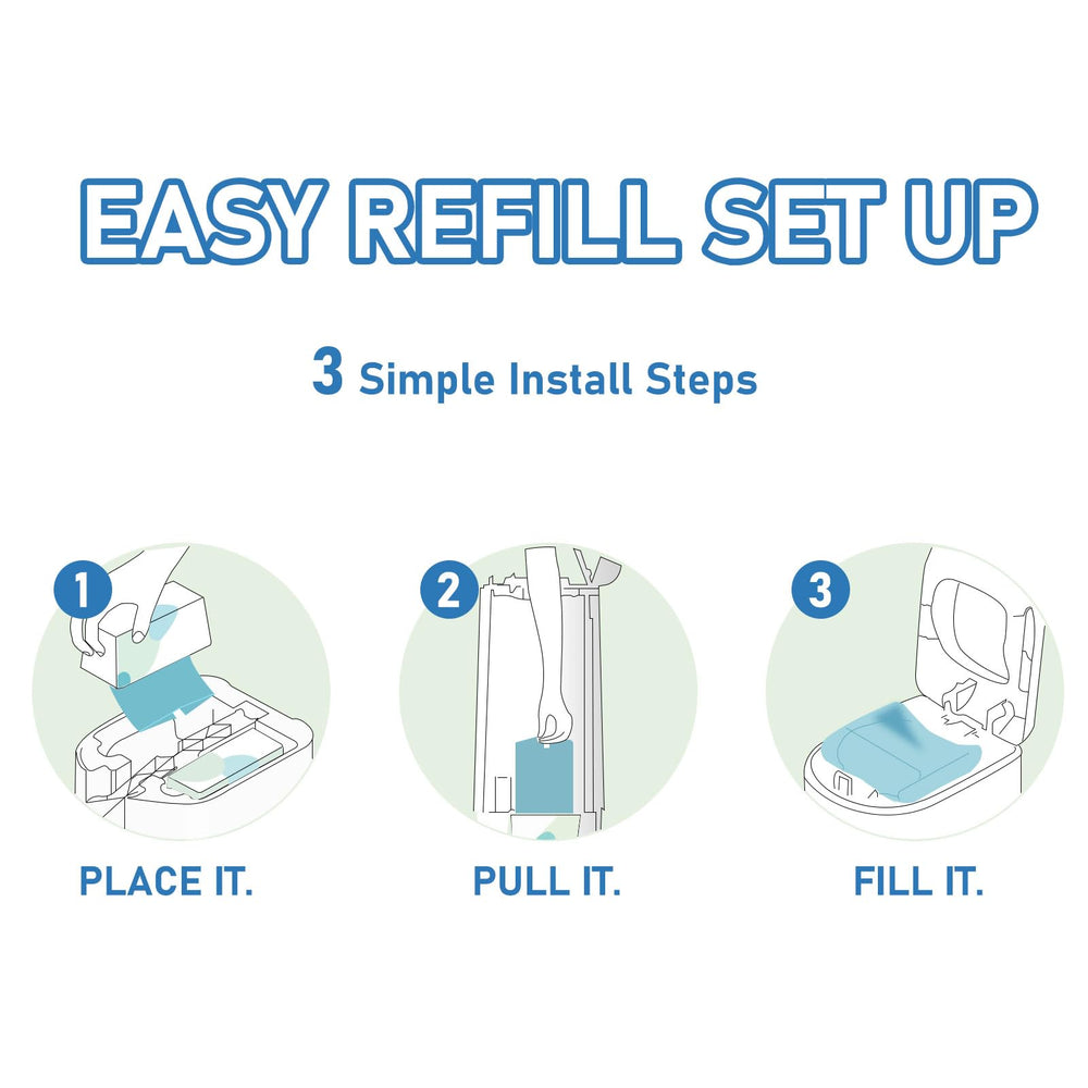 Fununcat 4-pack of diaper pail refills providing ample ongoing use.