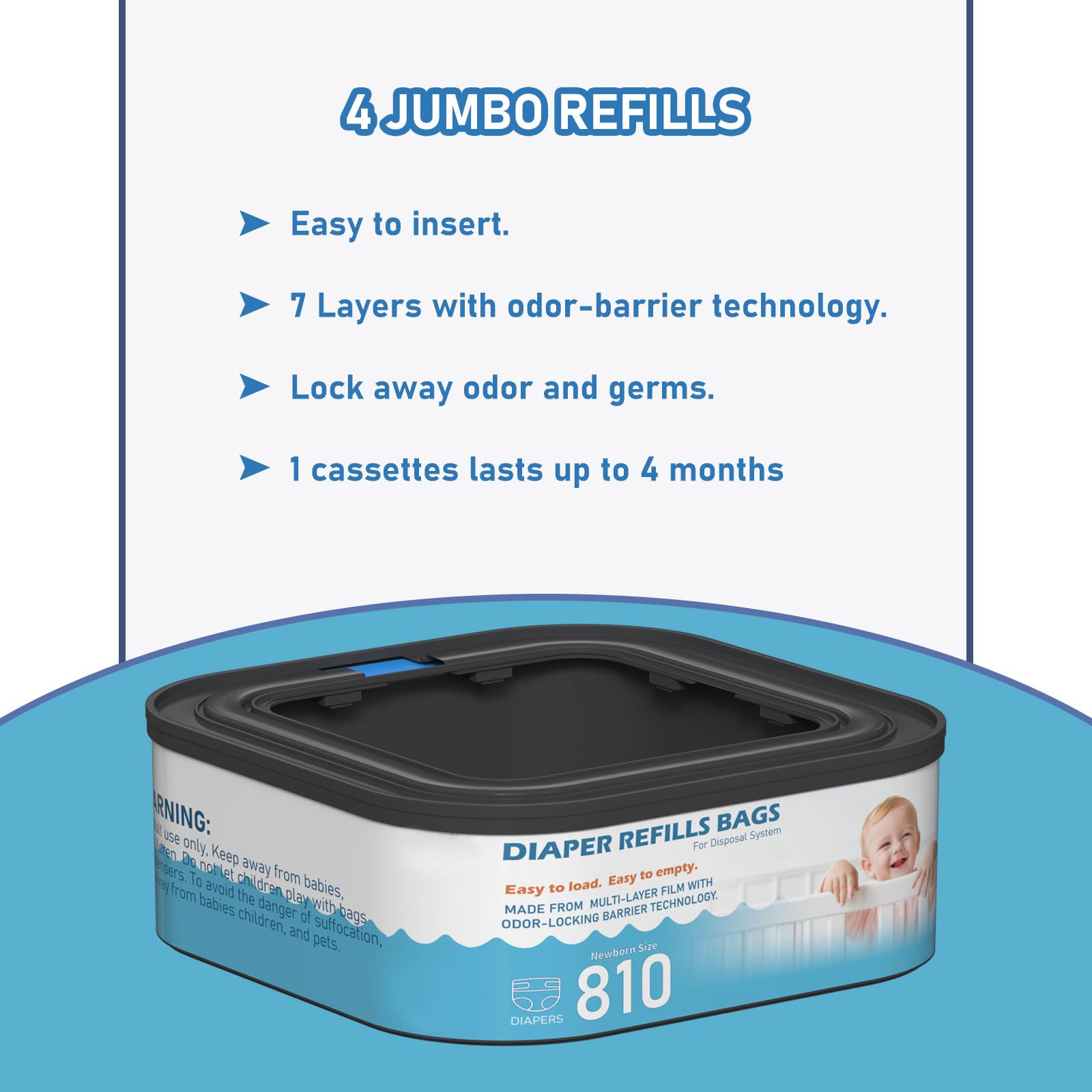 Fununcat Jumbo Square continuous film allows easy cut and tie