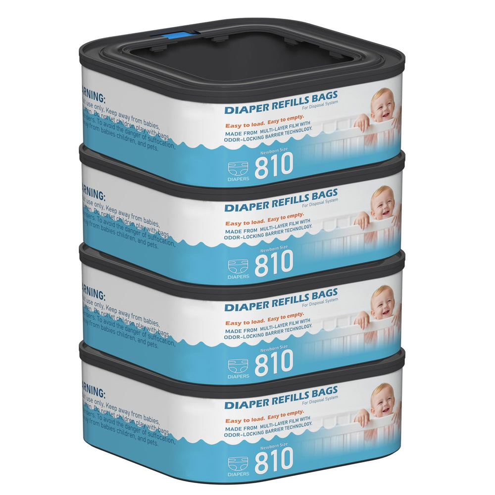 Fununcat Jumbo Square Refill compatibility with Diaper Genie pails enables easy disposal