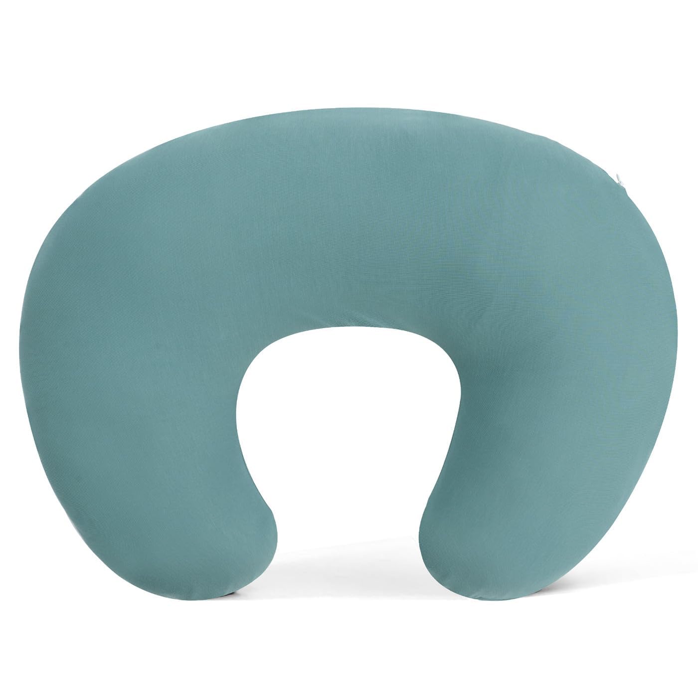 FUNUPUP bamboo nursing pillow cover close-up of soft fabric for gentle feeding.