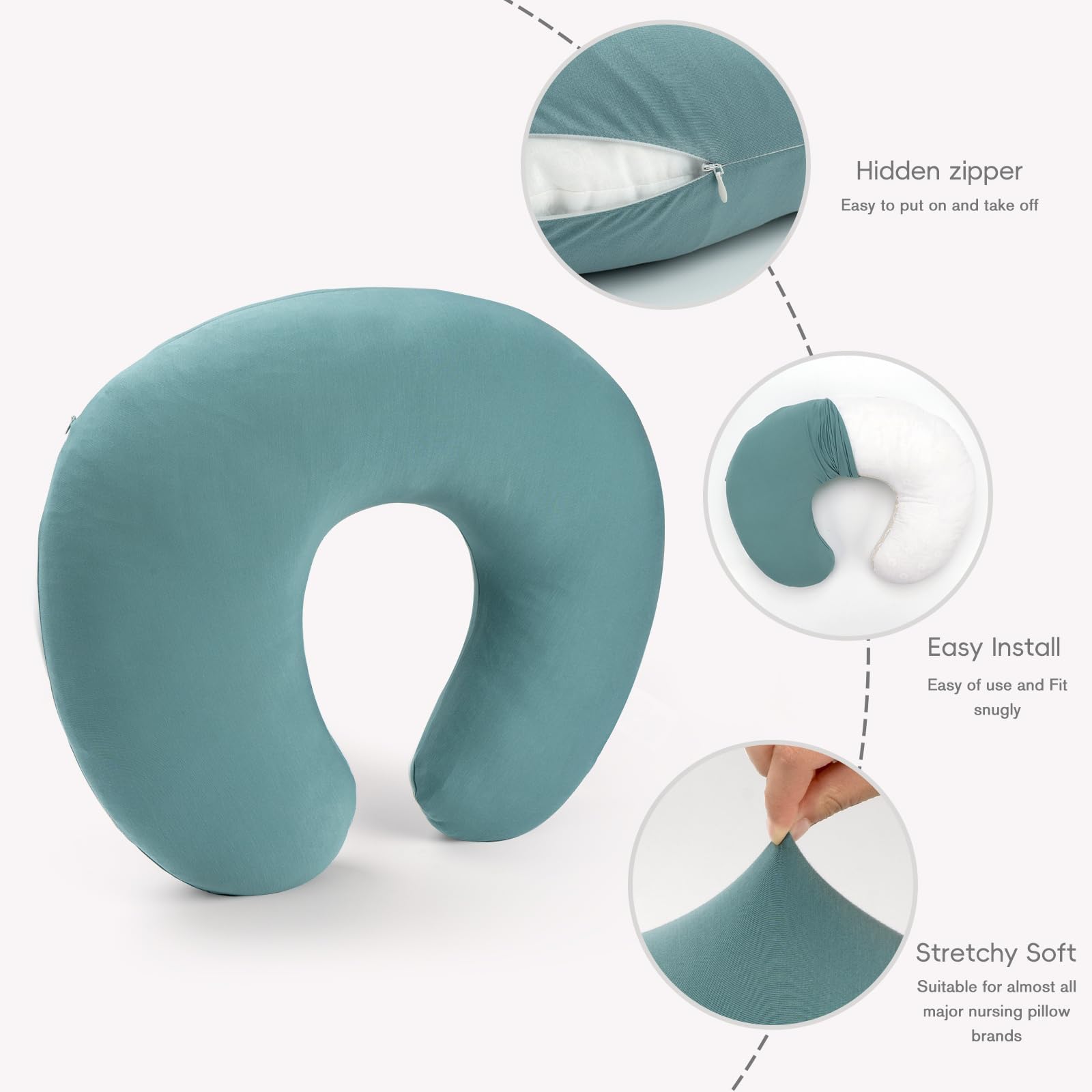 FUNUPUP durable bamboo blend resists wear for long-lasting pillow protection.