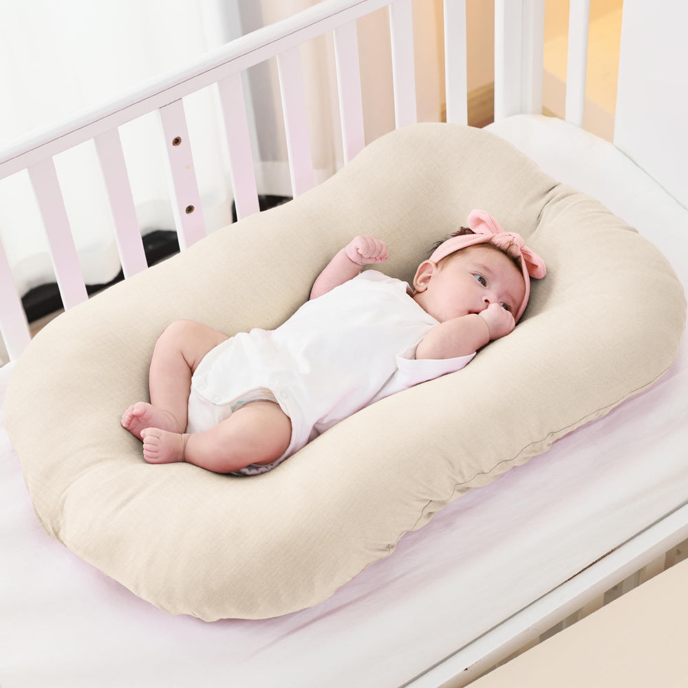 FUNUPUP muslin cover beige folded storage and travel ready
