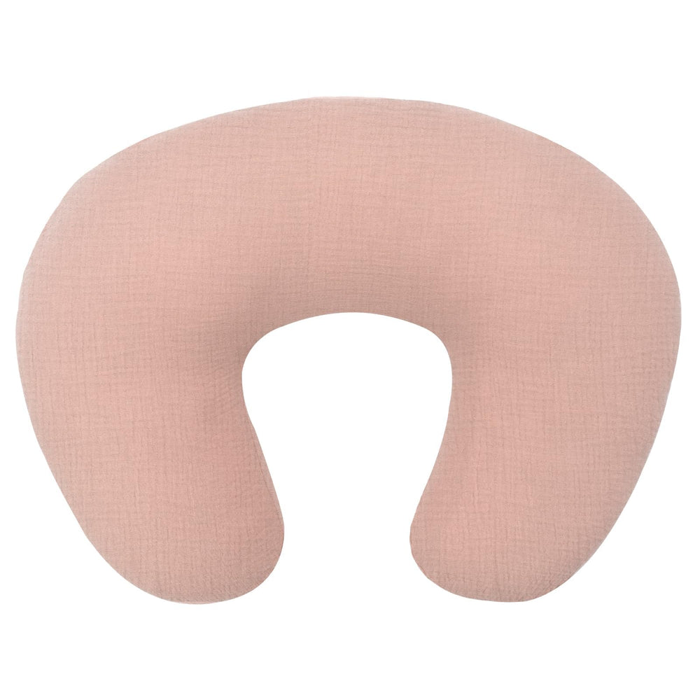 FUNUPUP muslin nursing pillow cover blush fits Boppy pillows for serene feedings.