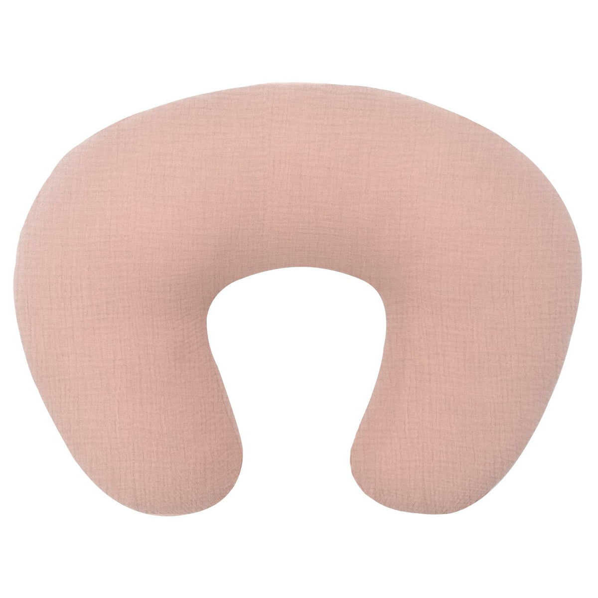 FUNUPUP muslin nursing pillow cover blush fits Boppy pillows for serene feedings.