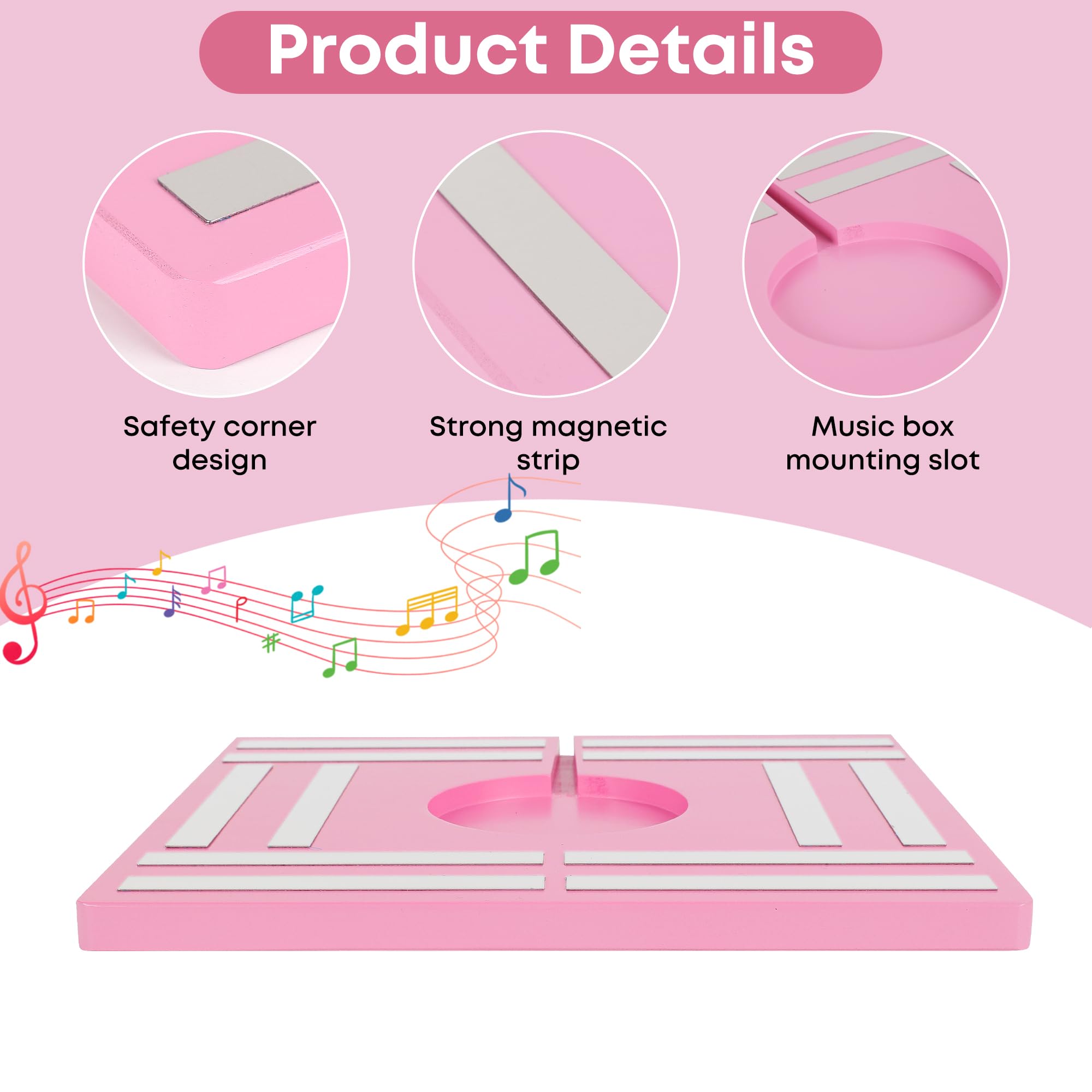 FURAOMEILI Space-saving-decorative-tonies-display frees desk space and brightens rooms