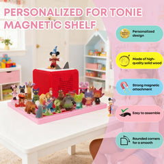 FURAOMEILI Wrap-around-magnetic-strap-tonies adds decorative charm while securing figures