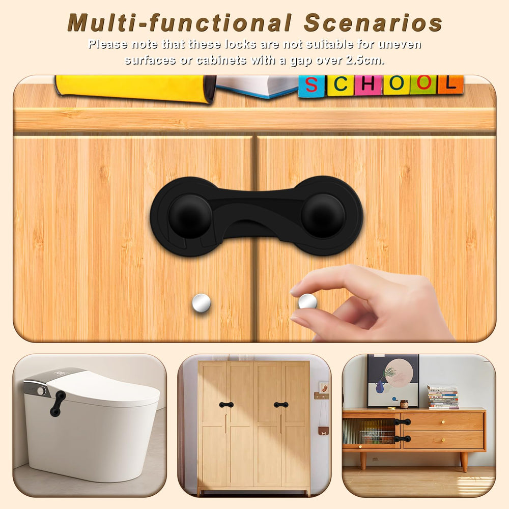 Furein drawer lock closeup highlights durable ABS design for lasting use