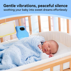 Furlerkam baby vibrating sleep soother in crib, gentle reassurance during sleep transitions.