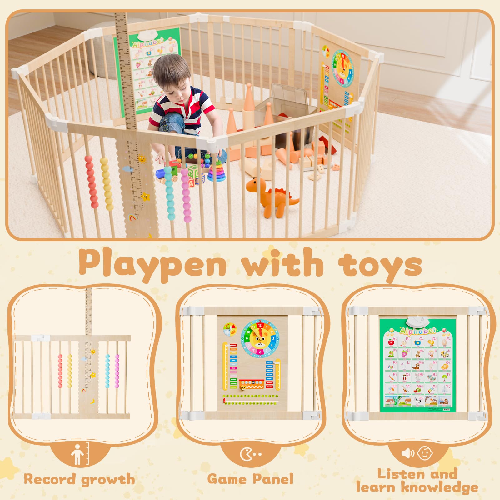 FurrFinesse Sound Learning Time panel teaches letters and words for early language development.