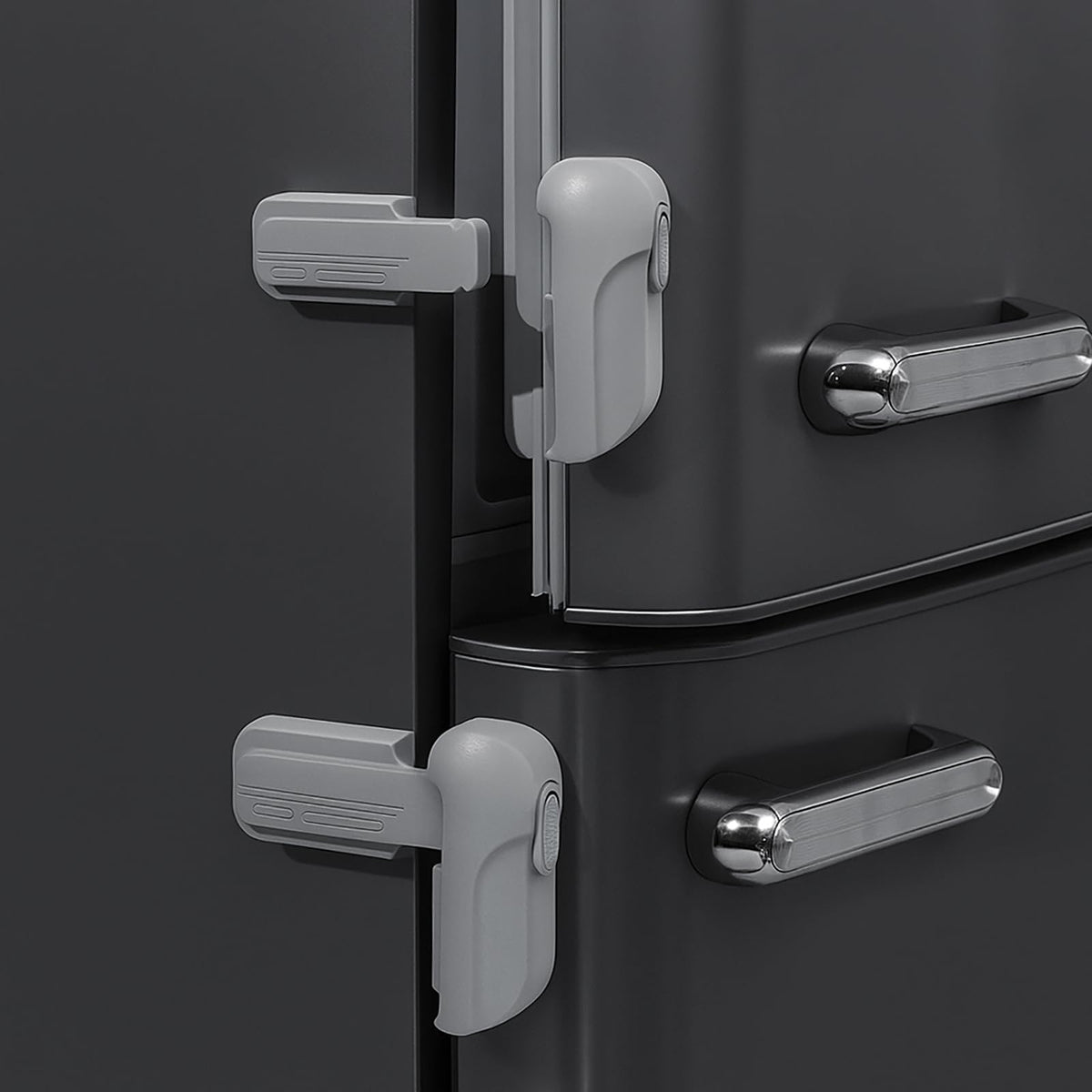 Fursafe&amp;Q 2-pack fridge lock, closed, for child safety and easy access