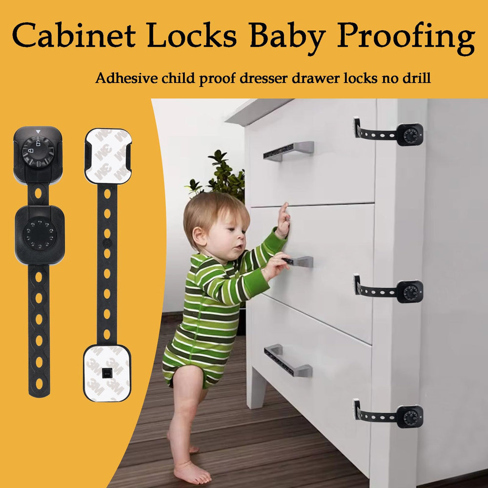 Fursafe&Q adjustable safety straps fit many cabinets and appliances
