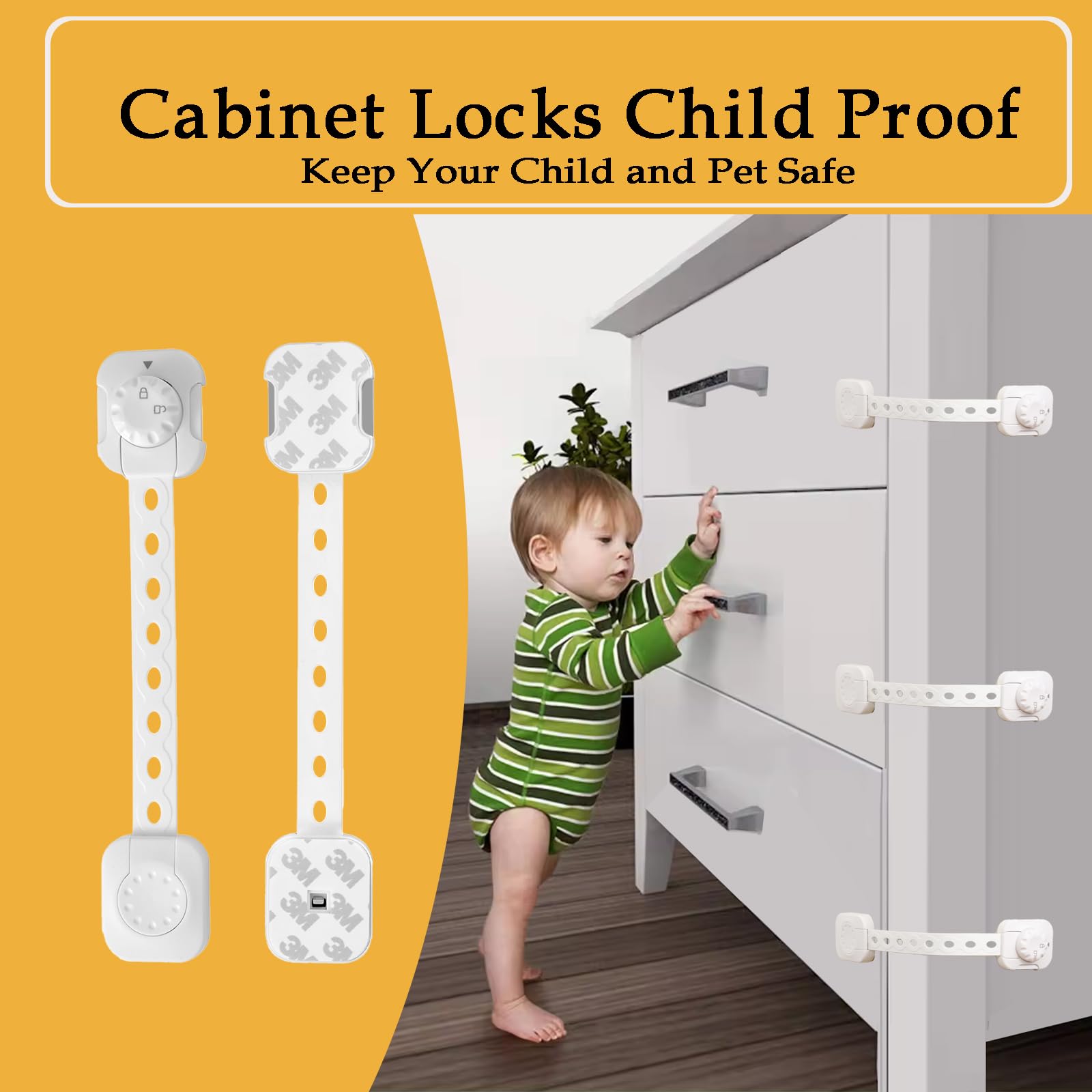 Fursafe&amp;Q double-lock system offers easy adult access and toddler resistance.