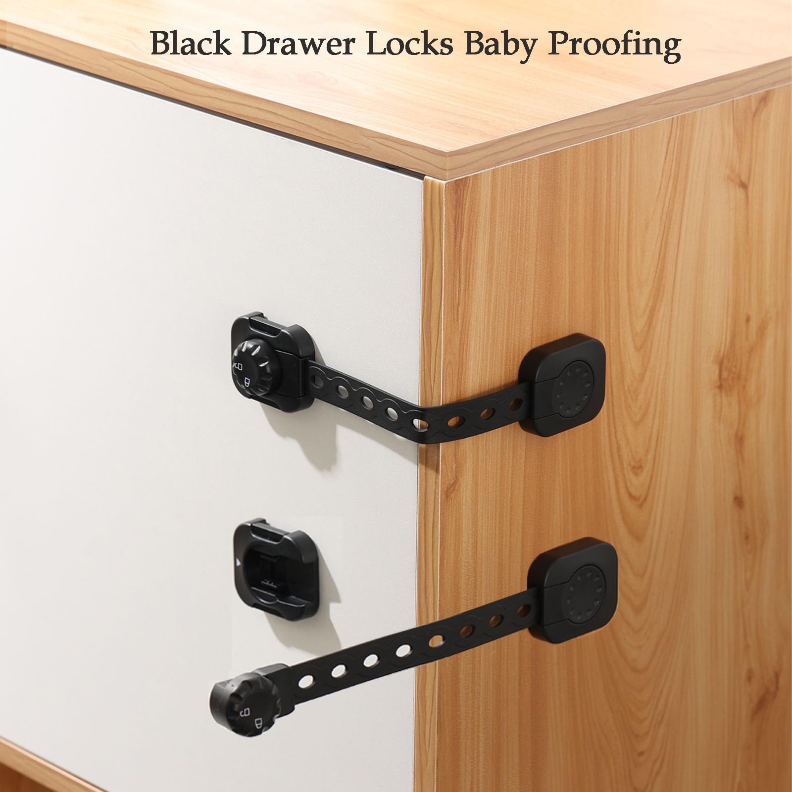 Fursafe&Q fridge/drawer/oven/toilet lock protects little fingers