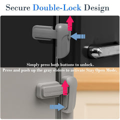 Fursafe&amp;Q fridge lock open with one hand for quick access