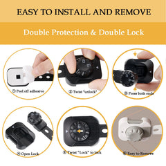 Fursafe&Q no-drill installation uses adhesive tape for damage-free mounting.