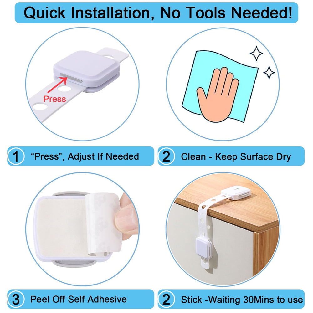 Fursafe&Q toilet lock demonstrating childproofing in bathroom
