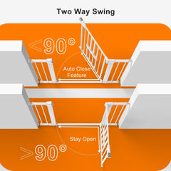 FURTIME auto-close feature ensures gate shuts softly after passage.