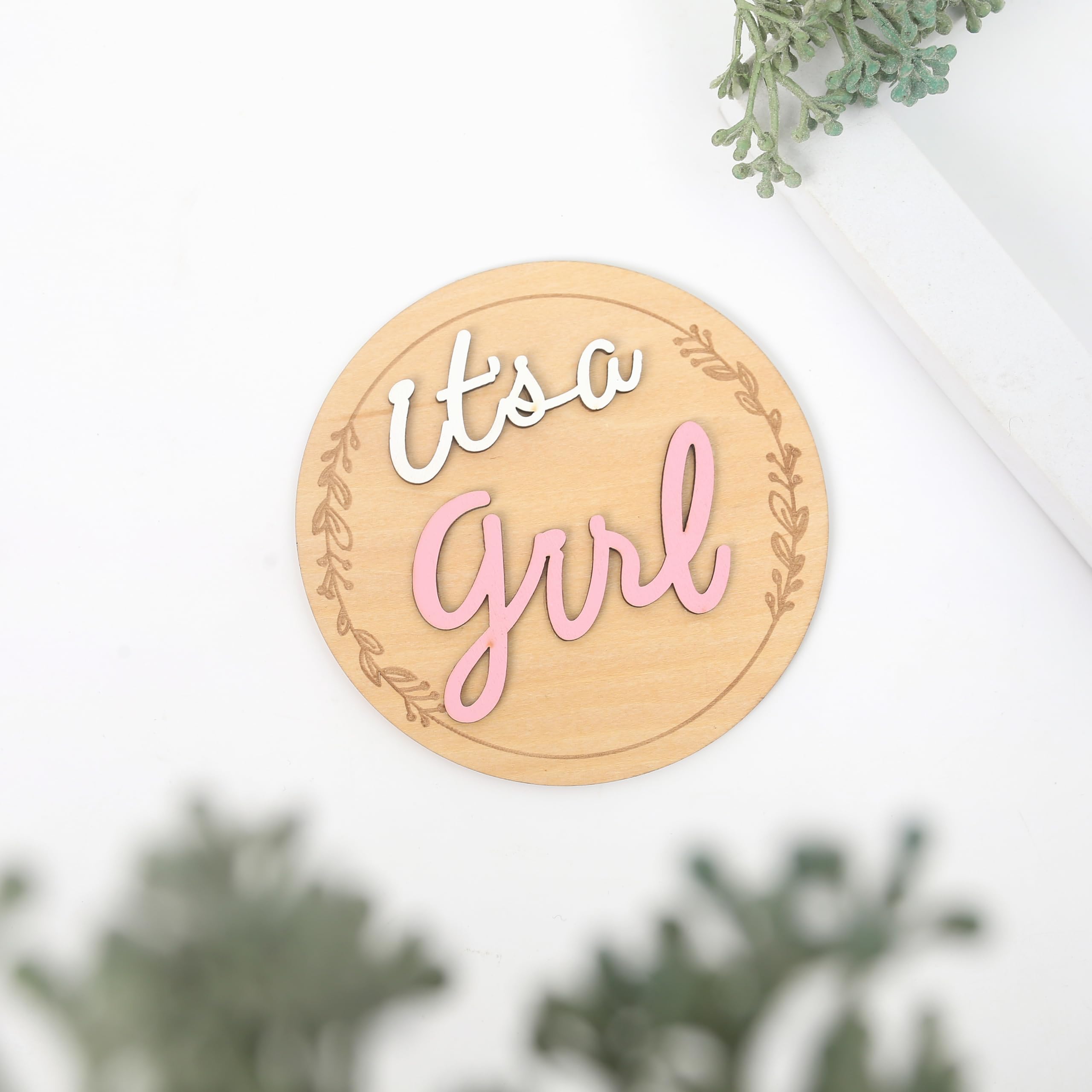 FUTNH gift idea sign pink, perfect for gifting and baby announcements.