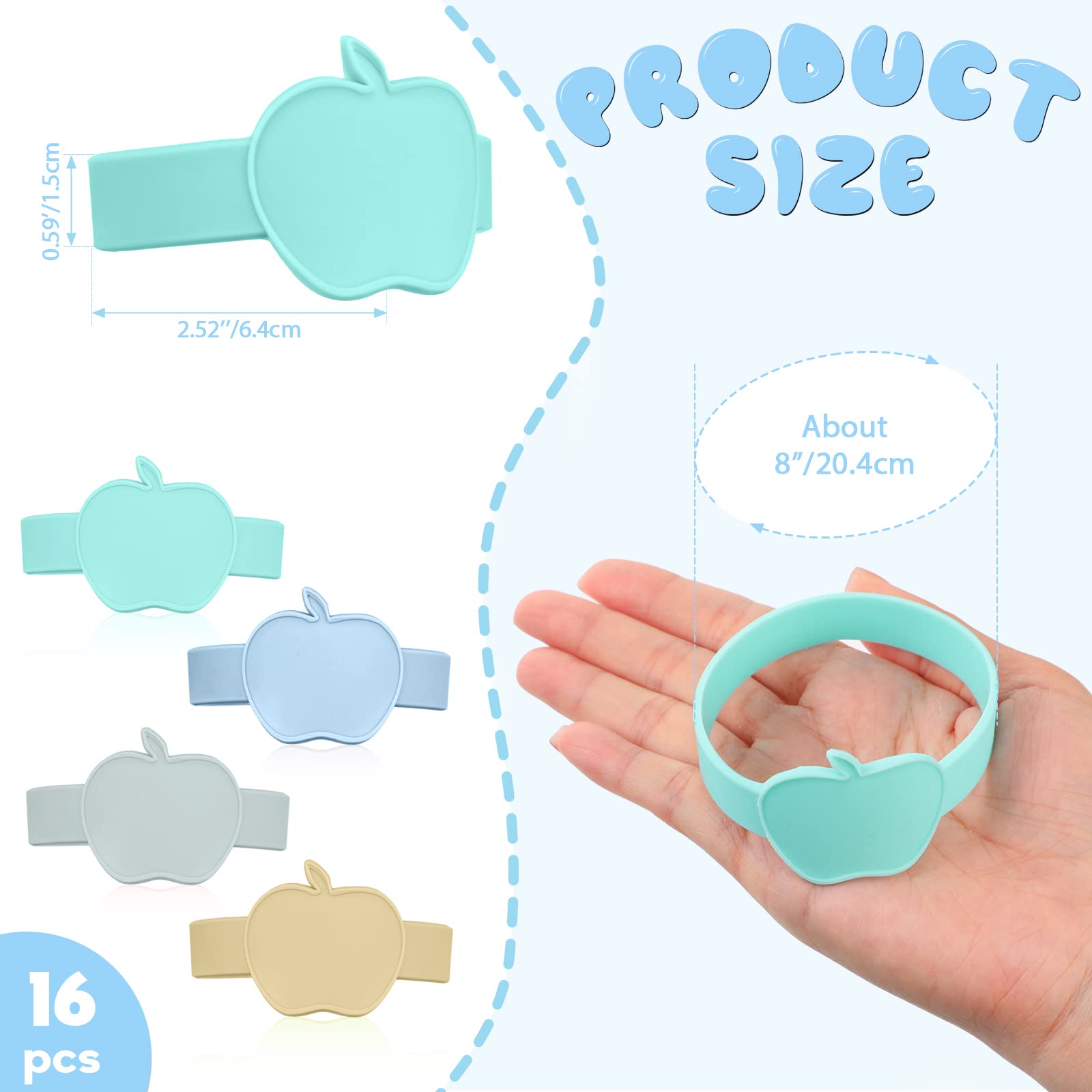 Fuutreo textured silicone labels provide secure grip for little hands.