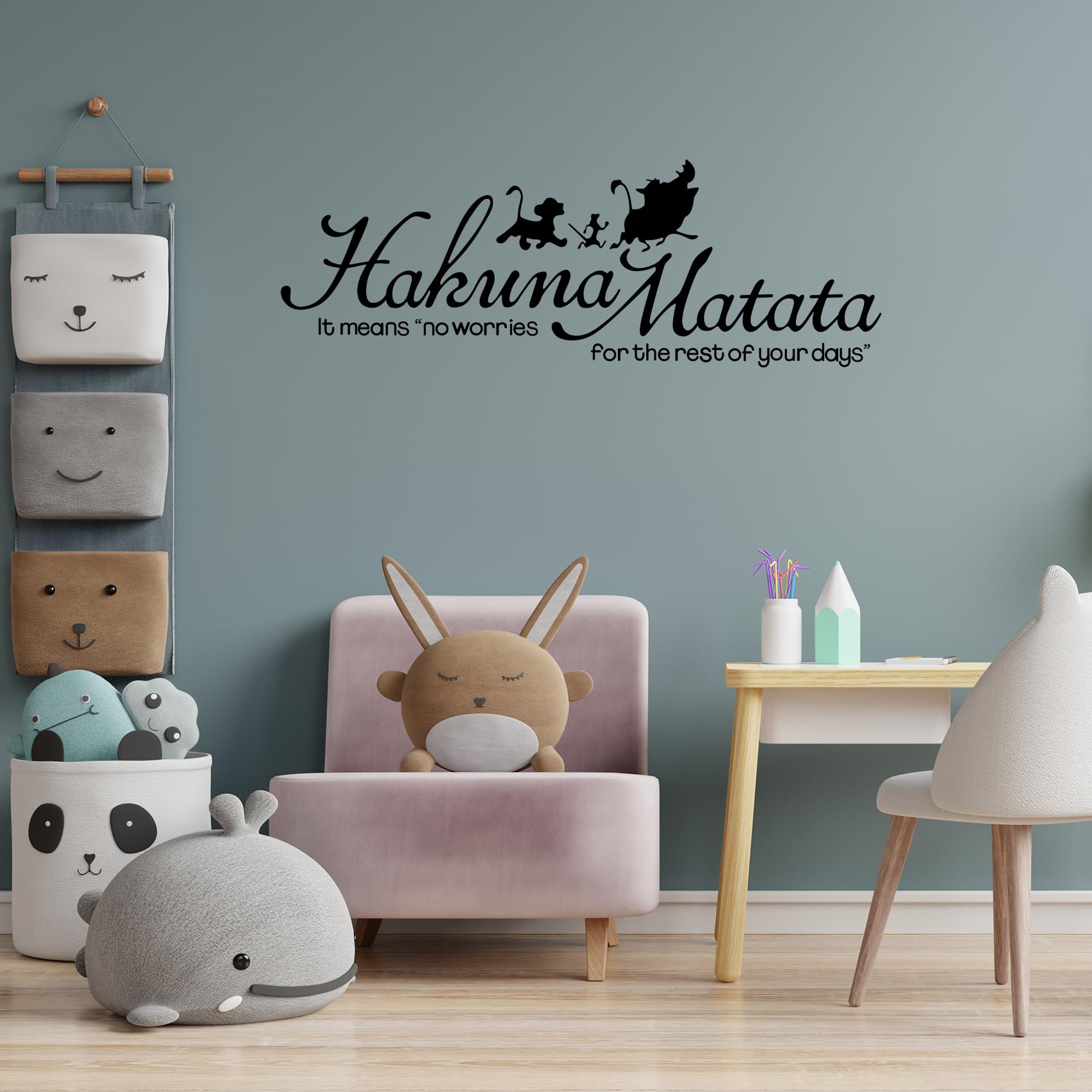 FVFVAHO Hakuna Matata quote sticker adds positive vibe to play areas