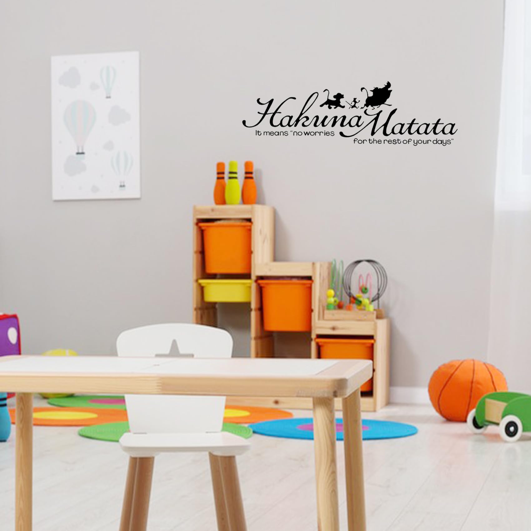 FVFVAHO Nursery room decor idea creates playful learning-friendly space