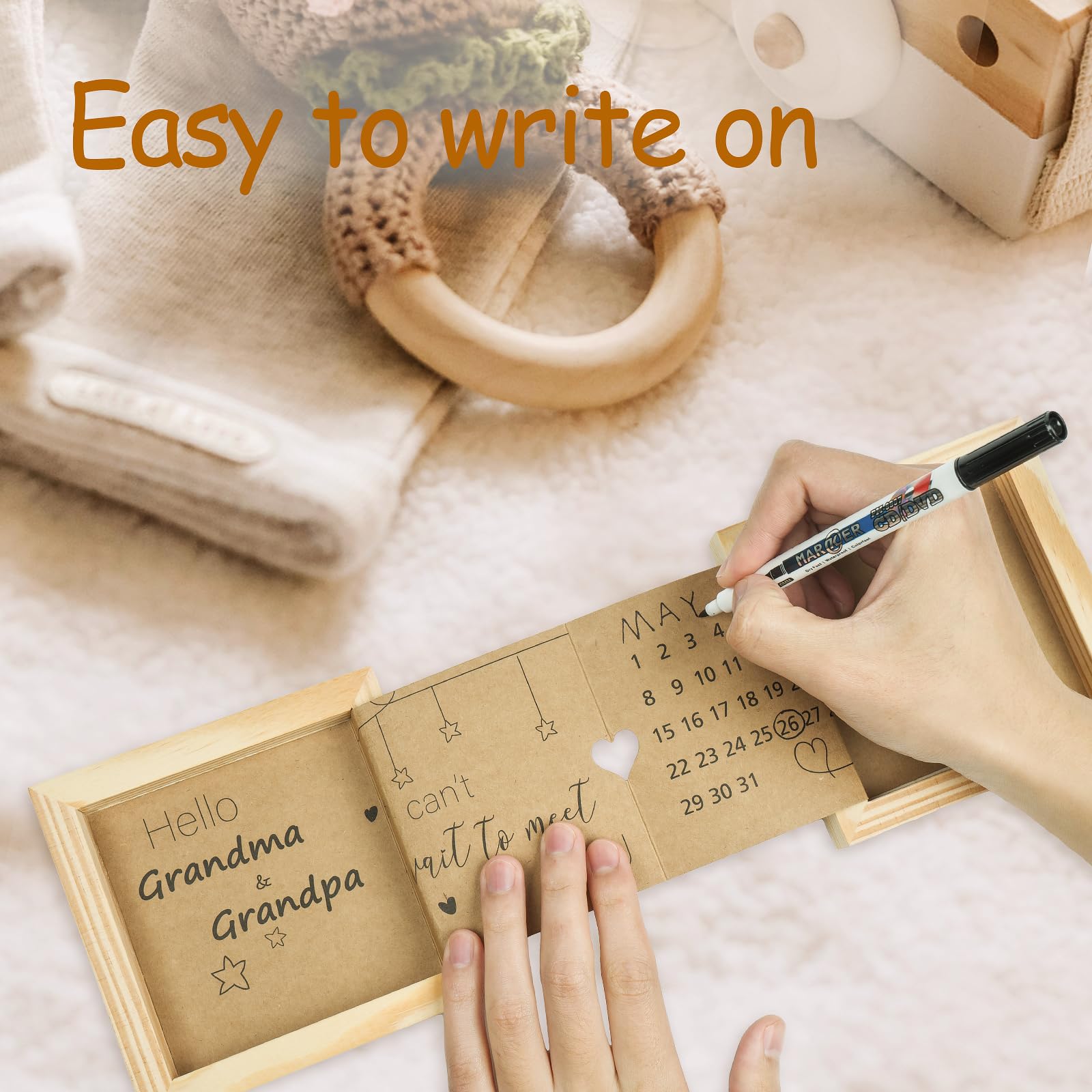 FvMemo sonogram picture insert showcases cherished ultrasound in a lasting keepsake.