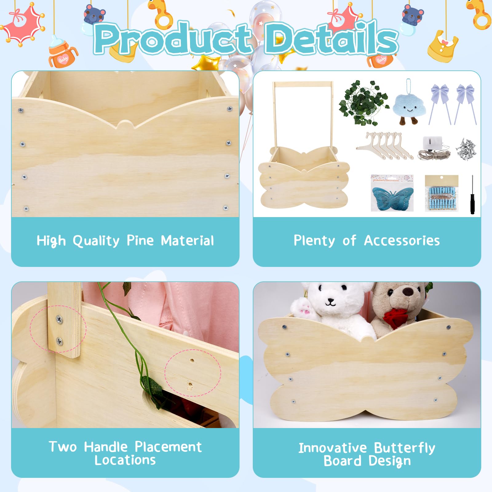 FVNPIHAM nursery decor concept with personalized stickers for gifting