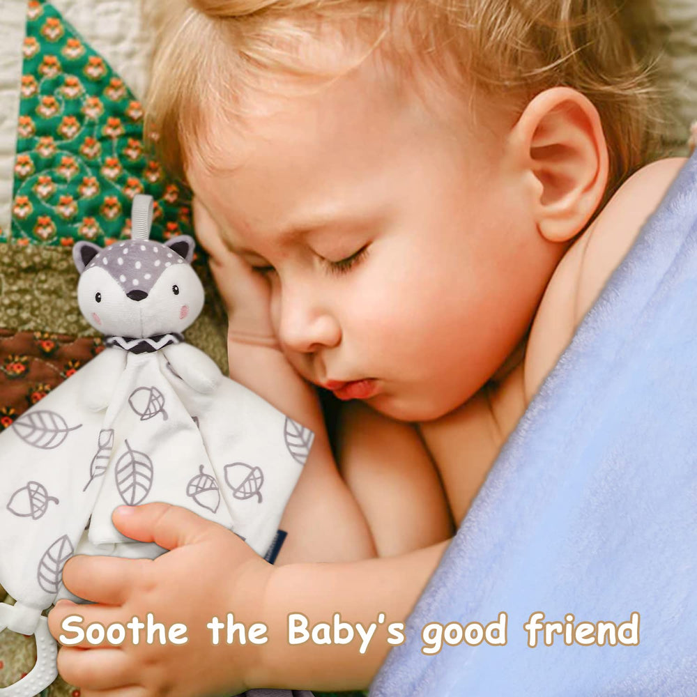 Fvntuey Fox Security Blanket calms baby and supports bedtime routines.