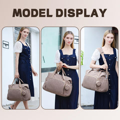Fwkekye Diaper Bag Crossbody strap enables hands-free travel for busy days.