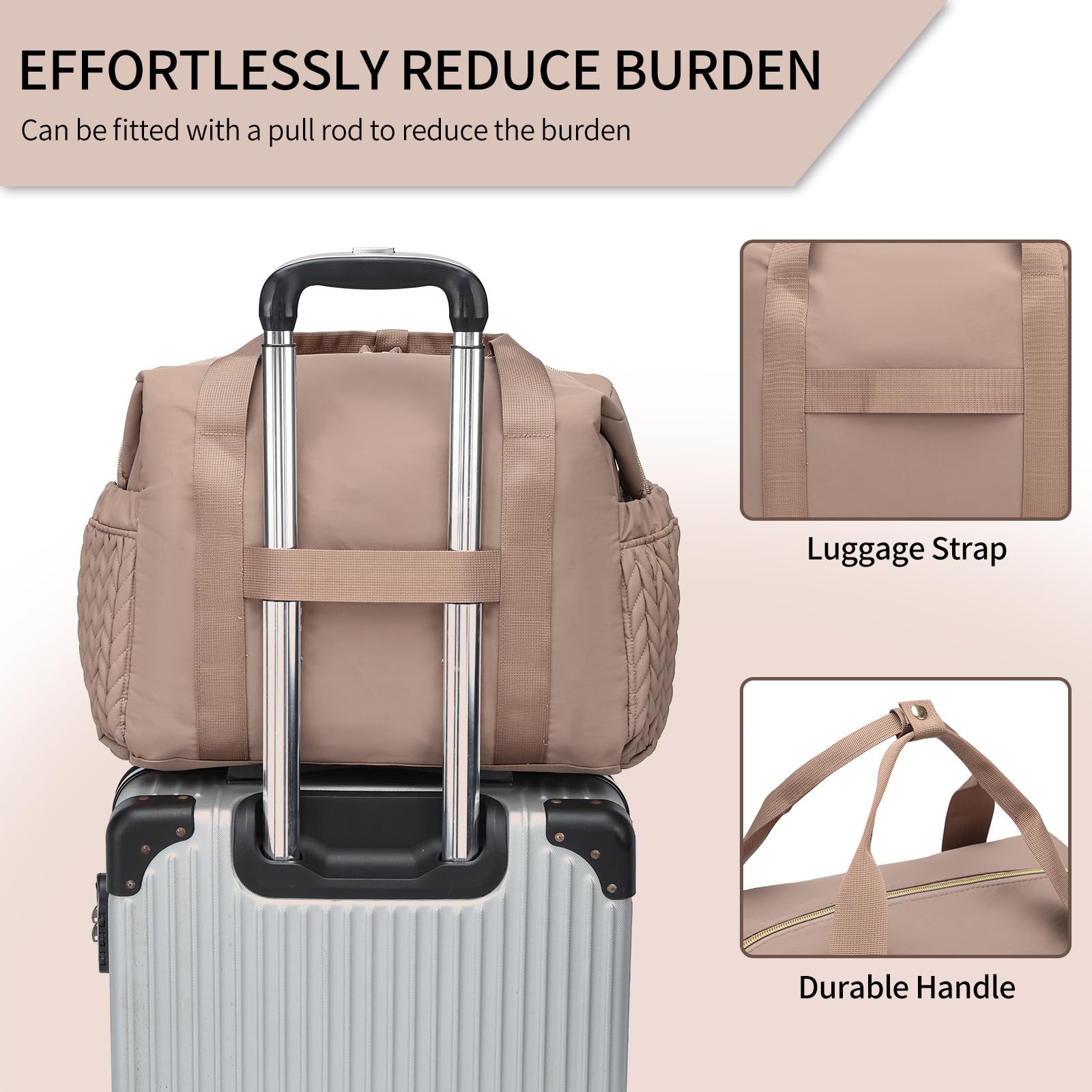 Fwkekye Diaper Bag Pacifier Case keeps essentials within reach during outings.