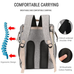 Fwkekye diaper bag with USB port for charging