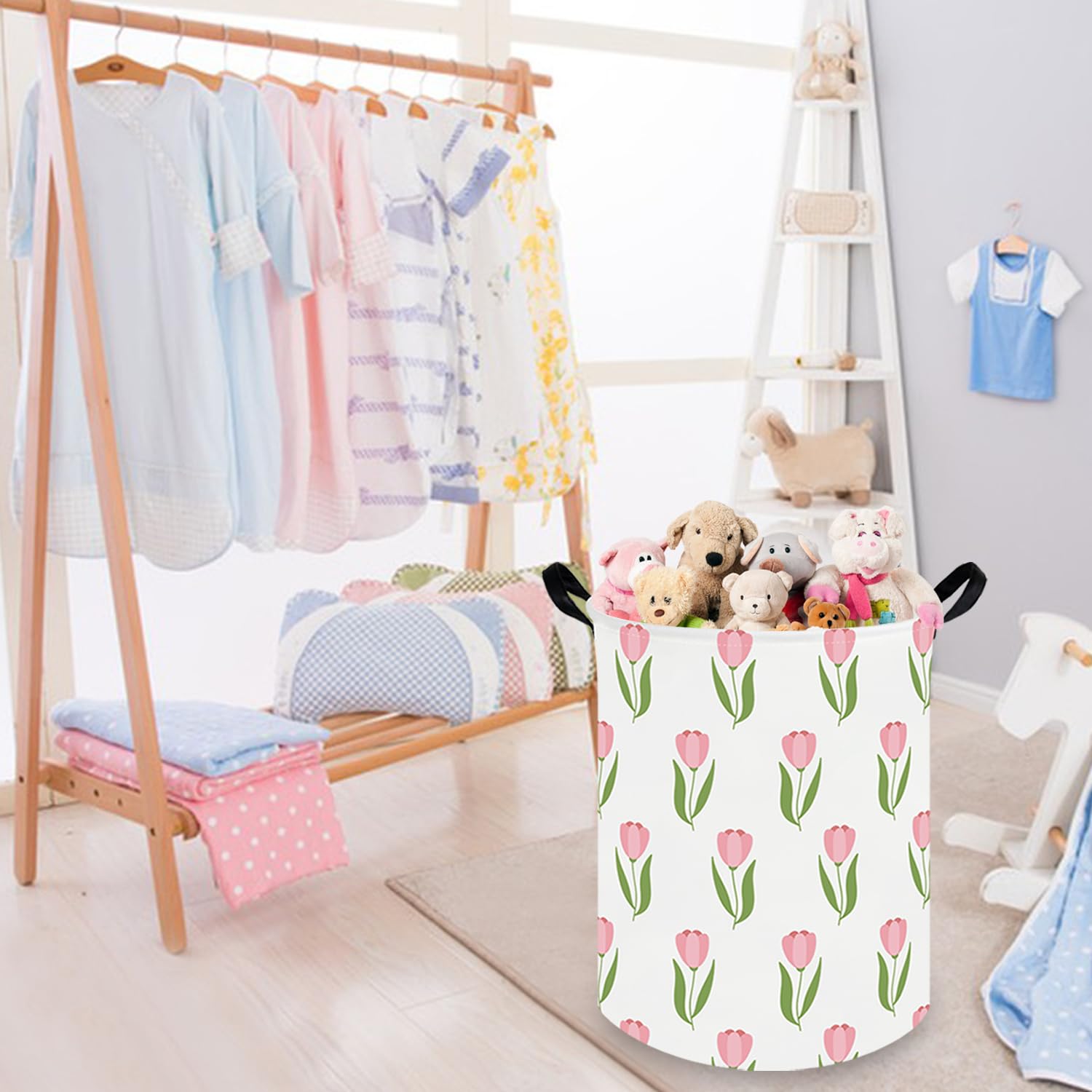 FXOCSHE Tulip baby girl's room decor adds charm and order