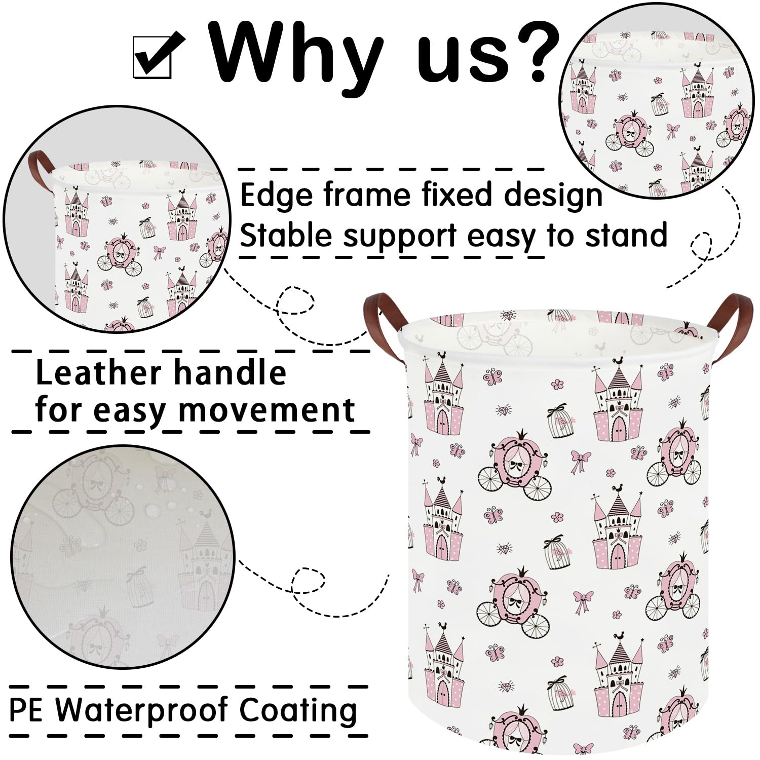 FXOCSHE collapsible hamper folded-compact demonstrates space-saving storage