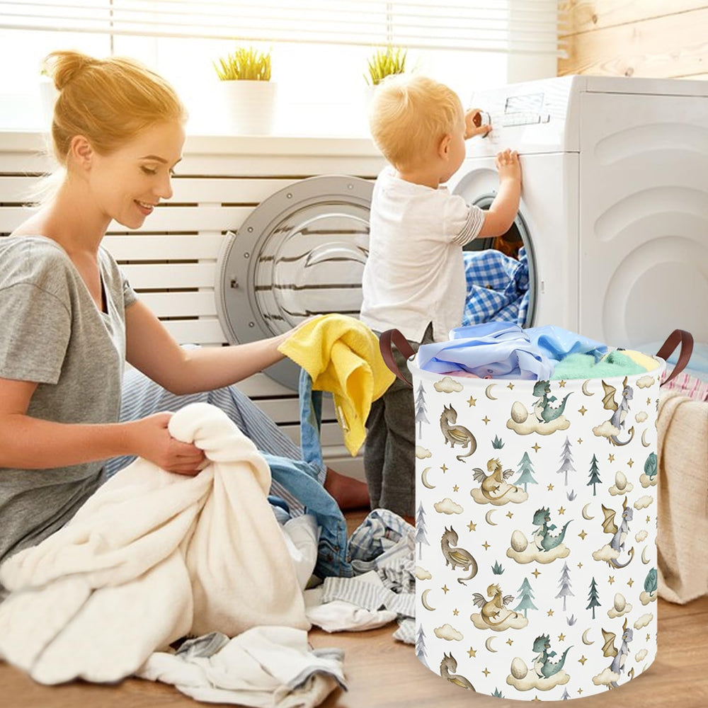 FXOCSHE dinosaur hamper large capacity keeps clothes, toys, and laundry organized