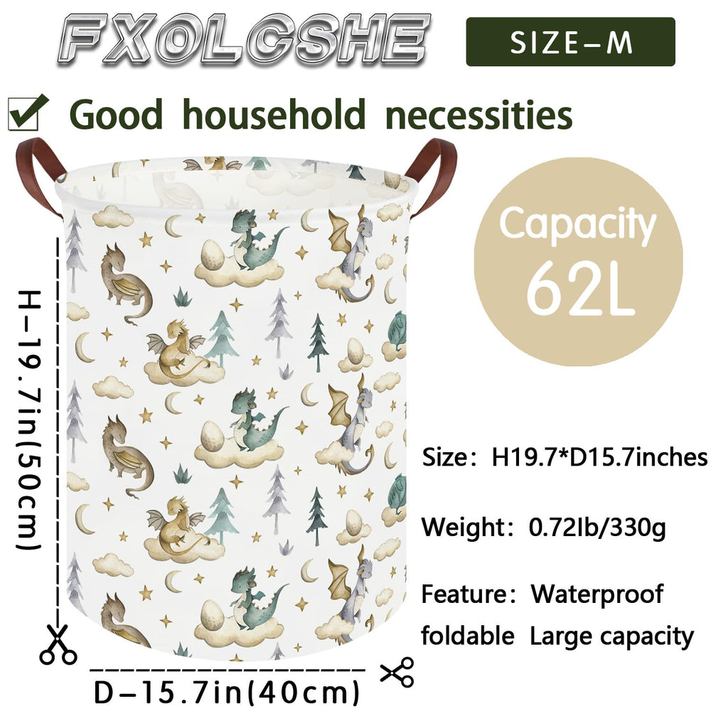 FXOCSHE dinosaur hamper nursery-friendly look adds warmth to rooms