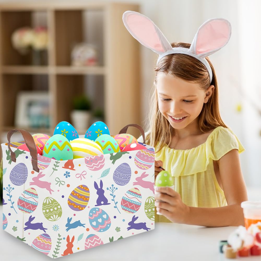 FXOCSHE durable basket featuring canvas and linen-cotton feel