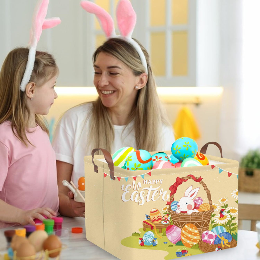 FXOCSHE Easter basket interior view ready for toys or clothes