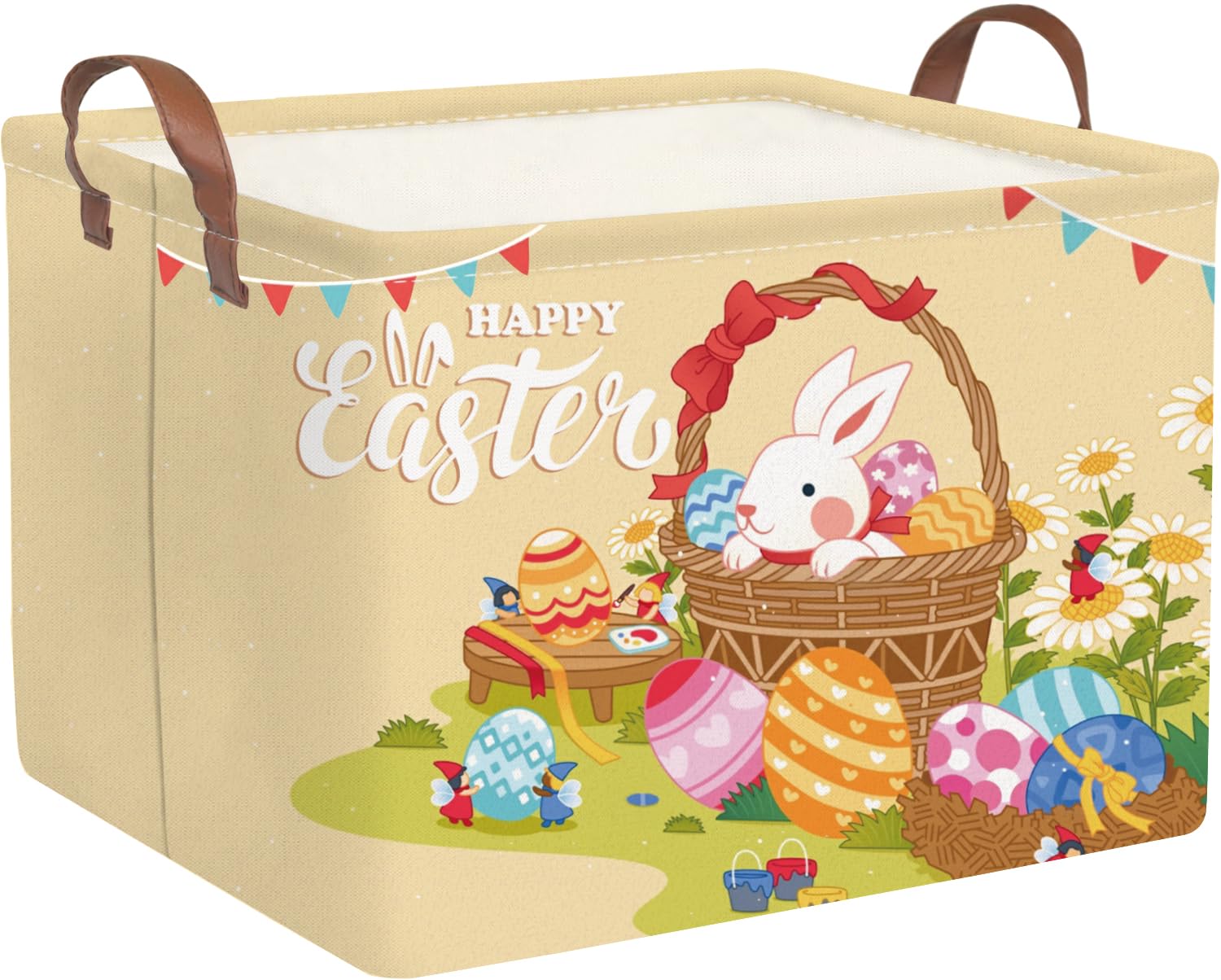 FXOCSHE Easter basket standing open for easy storage
