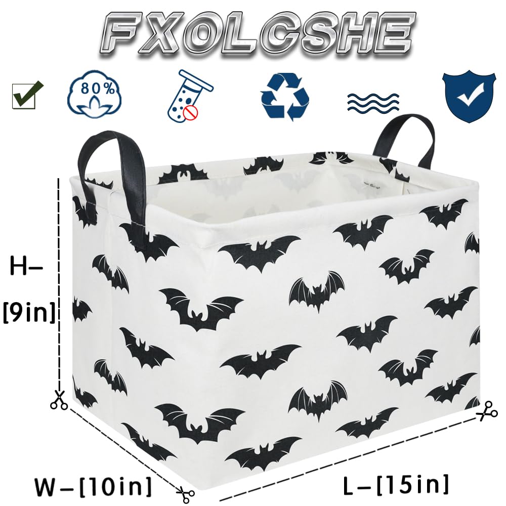 FXOCSHE Foldable storage basket saved space when not in use