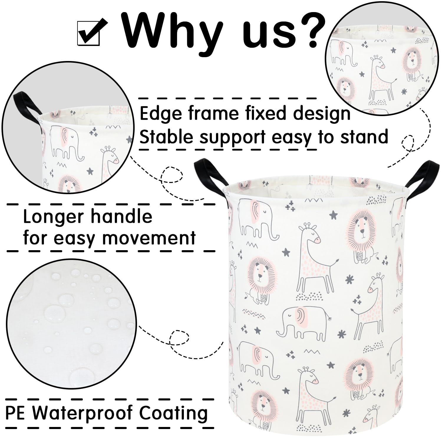 FXOCSHE jungle bedroom decor hampers clutter while remaining lightweight.