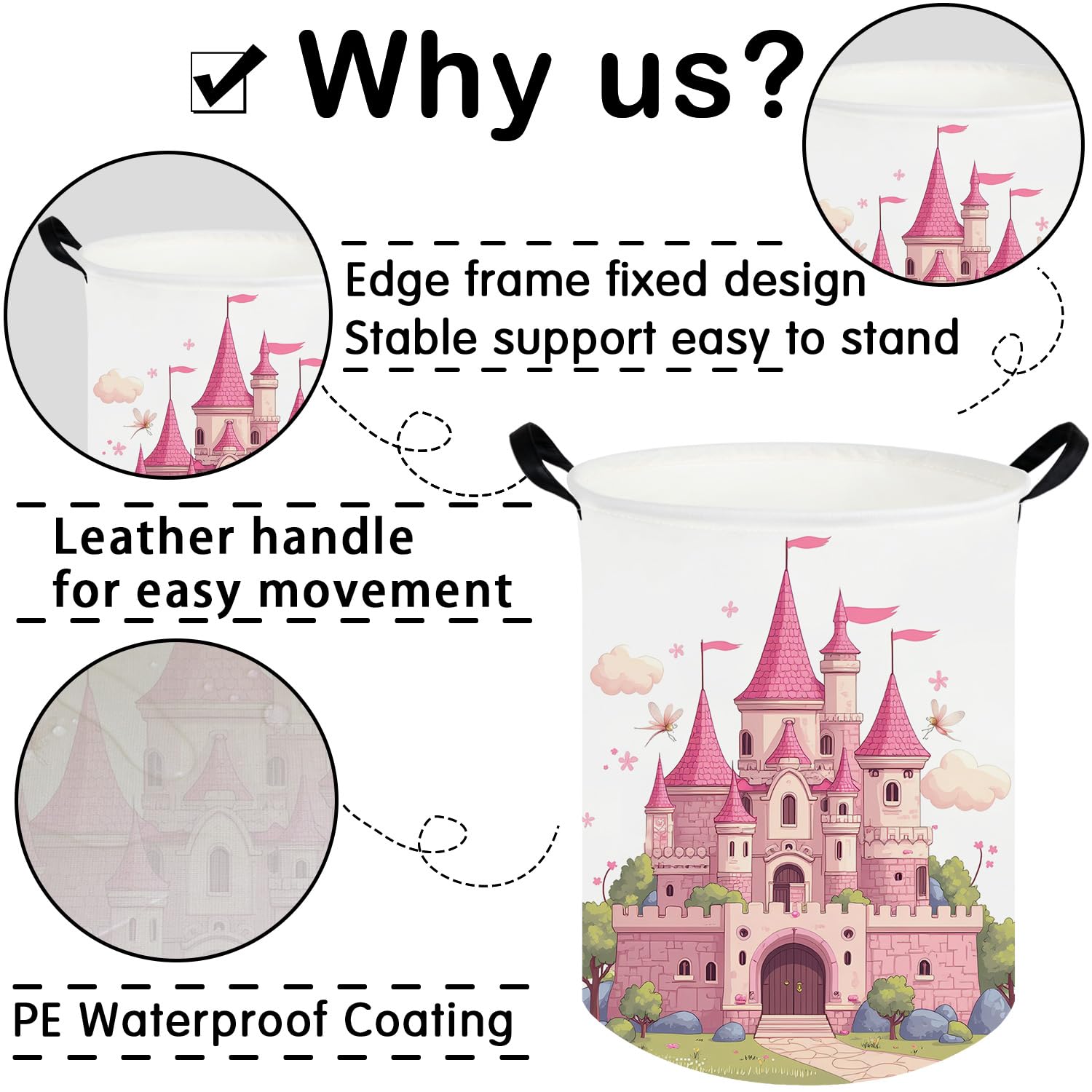 FXOCSHE kids basket folded compact for space-saving storage.