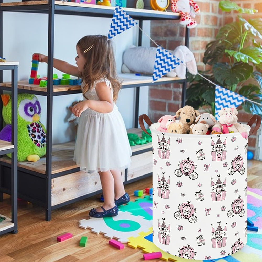 FXOCSHE kids toy storage bin in nursery demonstrates cute, practical organization
