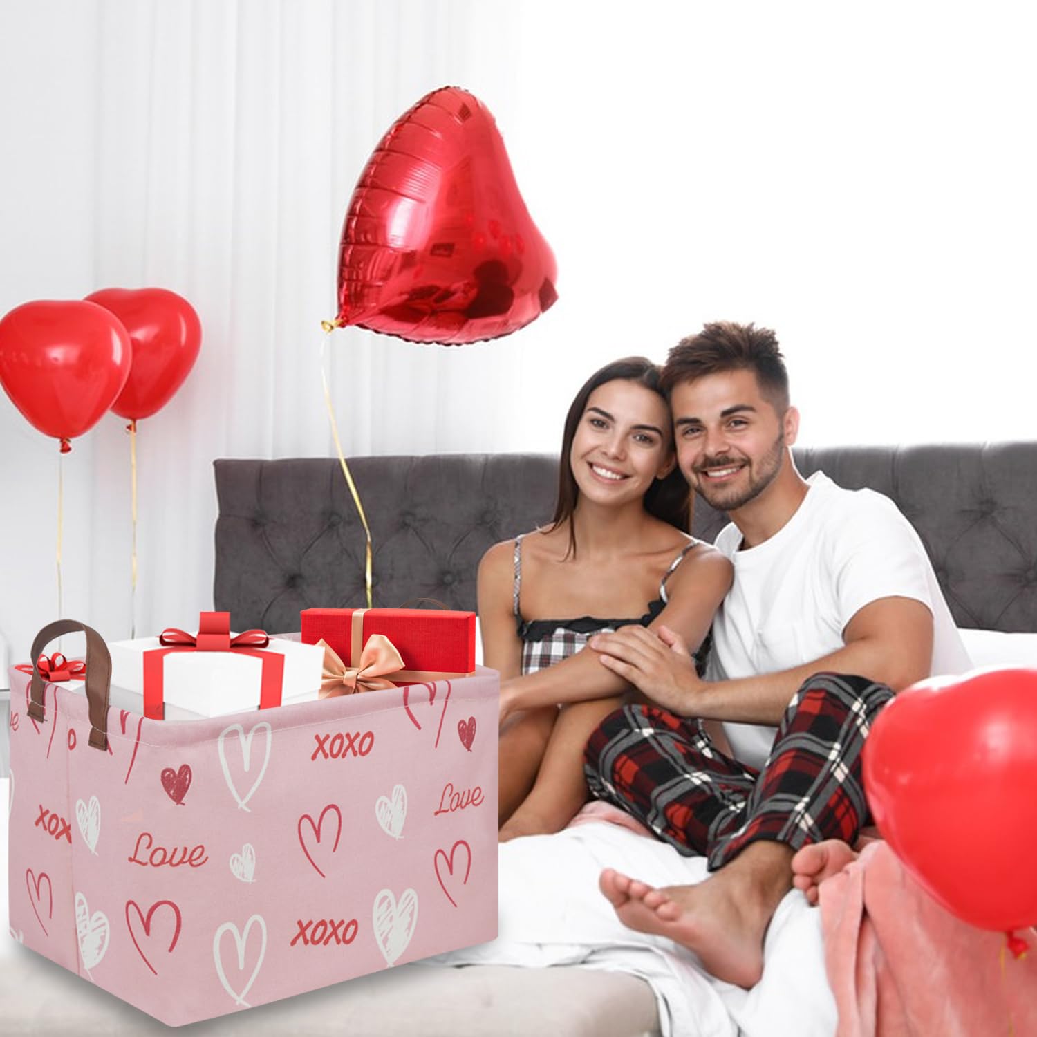 FXOCSHE pink gift basket ideal for gifting and organizing