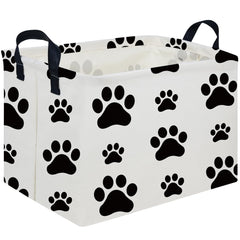 FXOCSHE rectangular dog basket folded design saves space and helps organize toys.