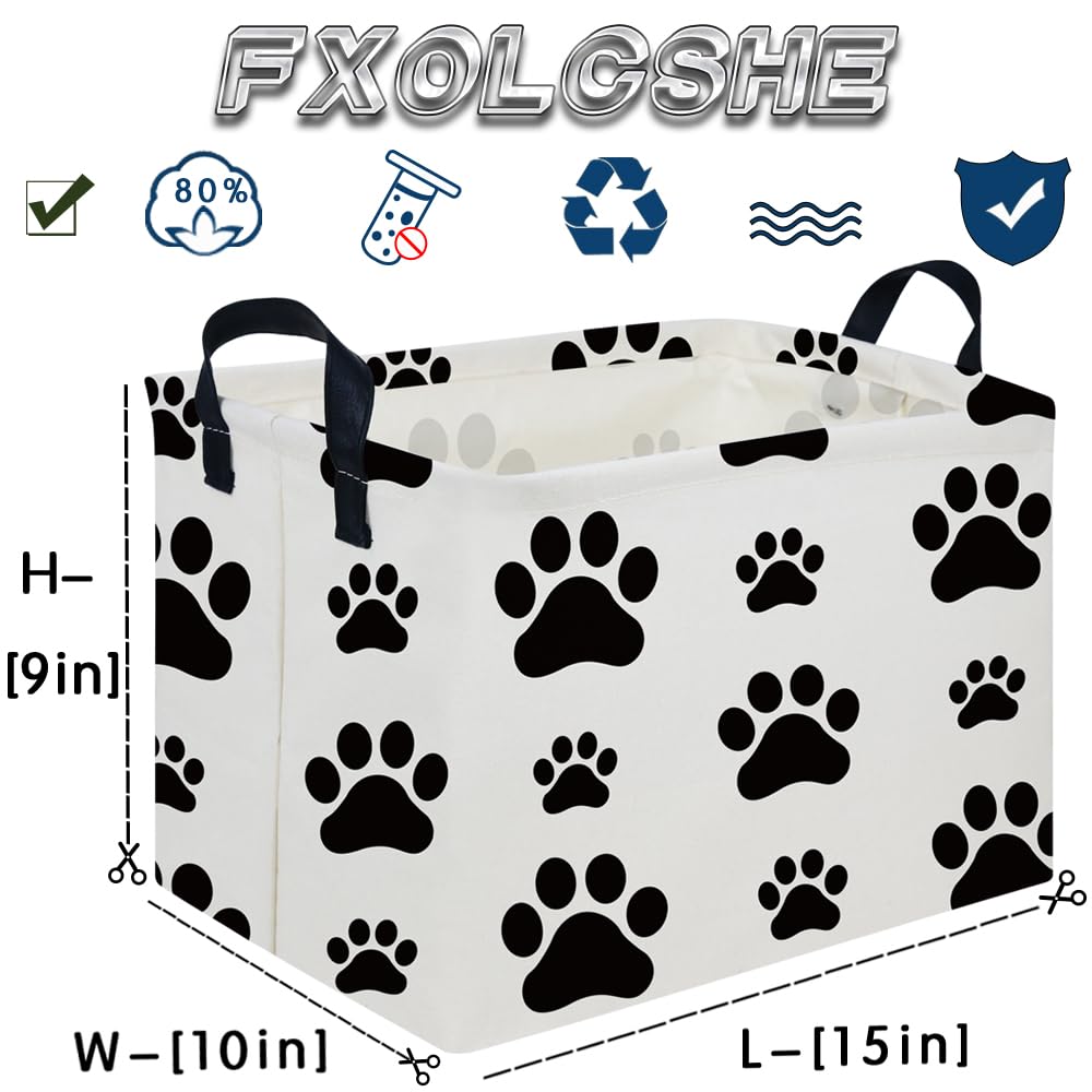 FXOCSHE rectangular dog basket gift basket idea for pet loving households.