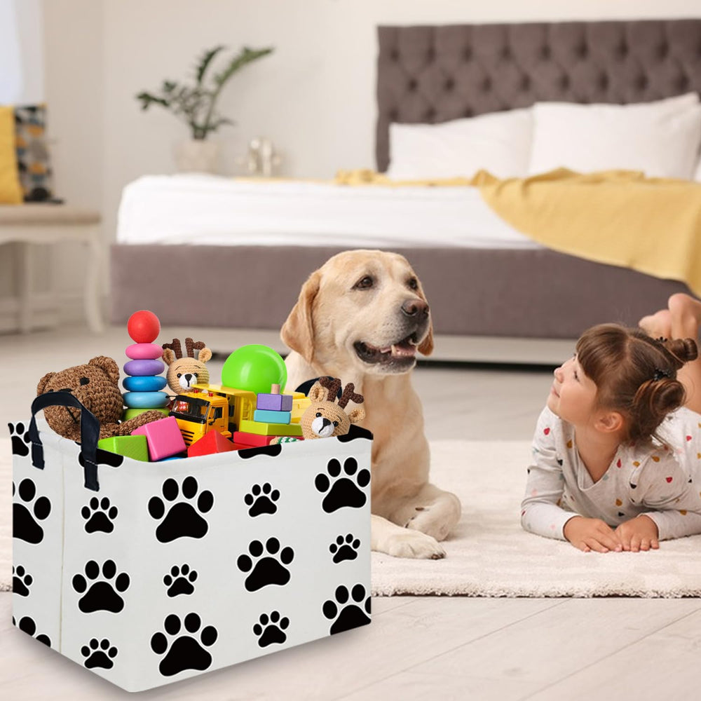 FXOCSHE rectangular dog basket inner PE waterproof coating protects contents.