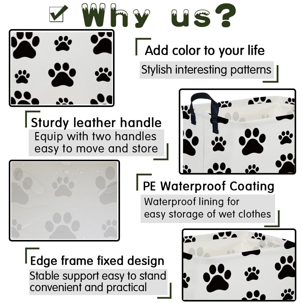 FXOCSHE rectangular dog basket nursery toy storage keeps kid spaces tidy.