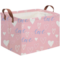 FXOCSHE rectangular pink gift basket for stylish storage in any room.