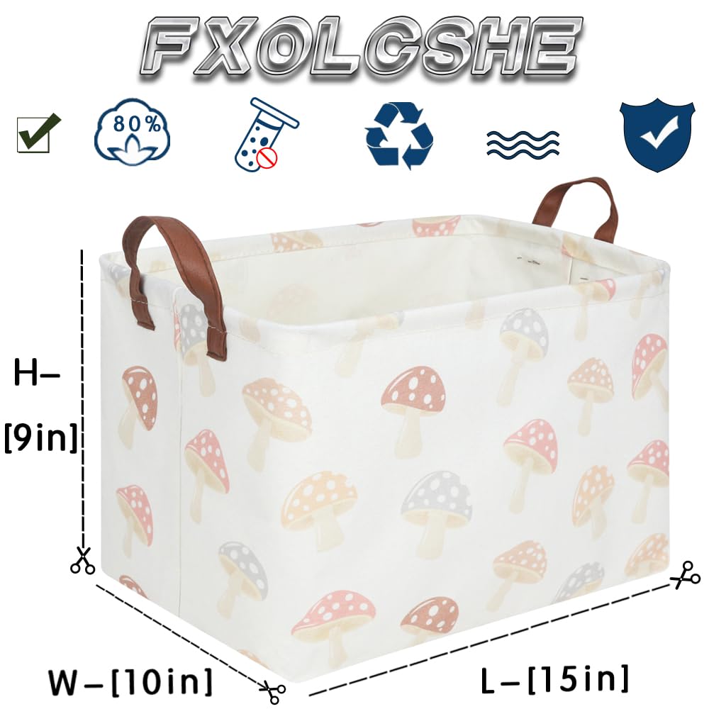 FXOCSHE 15L capacity fits nursery items in bedrooms and playrooms.