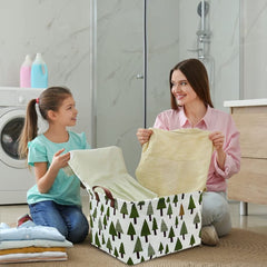 FXOCSHE storage bin with waterproof inner lining for easy cleaning.